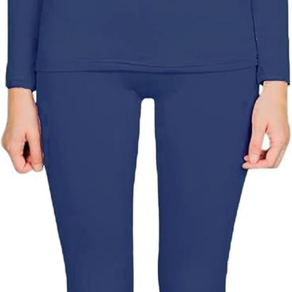 9M Women's Fleece Lined Thermal Underwear Set - Warm & Quick-Drying Comfort